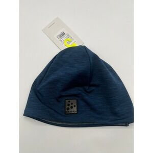 Craft Sportswear Microfleece Hat  Melange Blue Nordic Ski Beanie 1911719 NWT